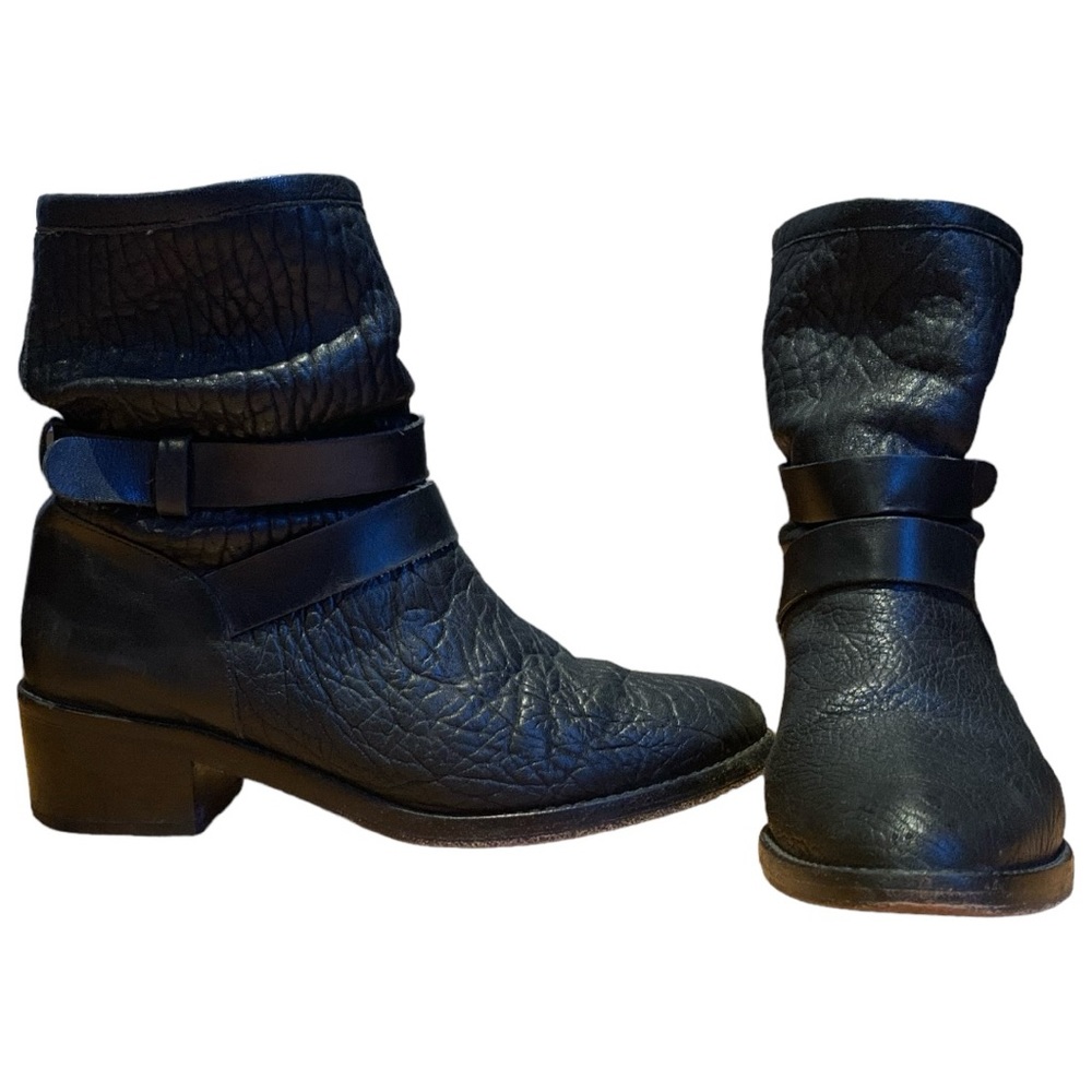 Loeffler Randall Black Combat & Moto Boots
